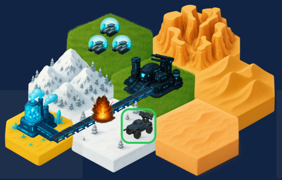 Disrupt supply lines 1